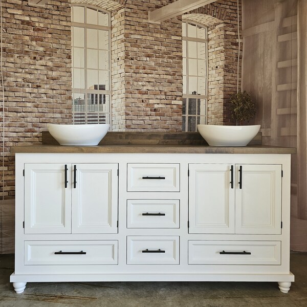 84 Inch Bathroom Vanity Etsy
