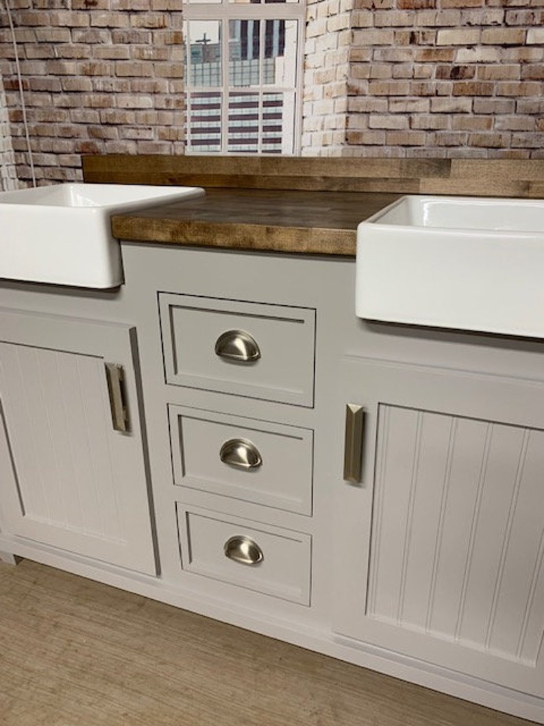 Apron Sink Bath Vanity free Shipping Etsy