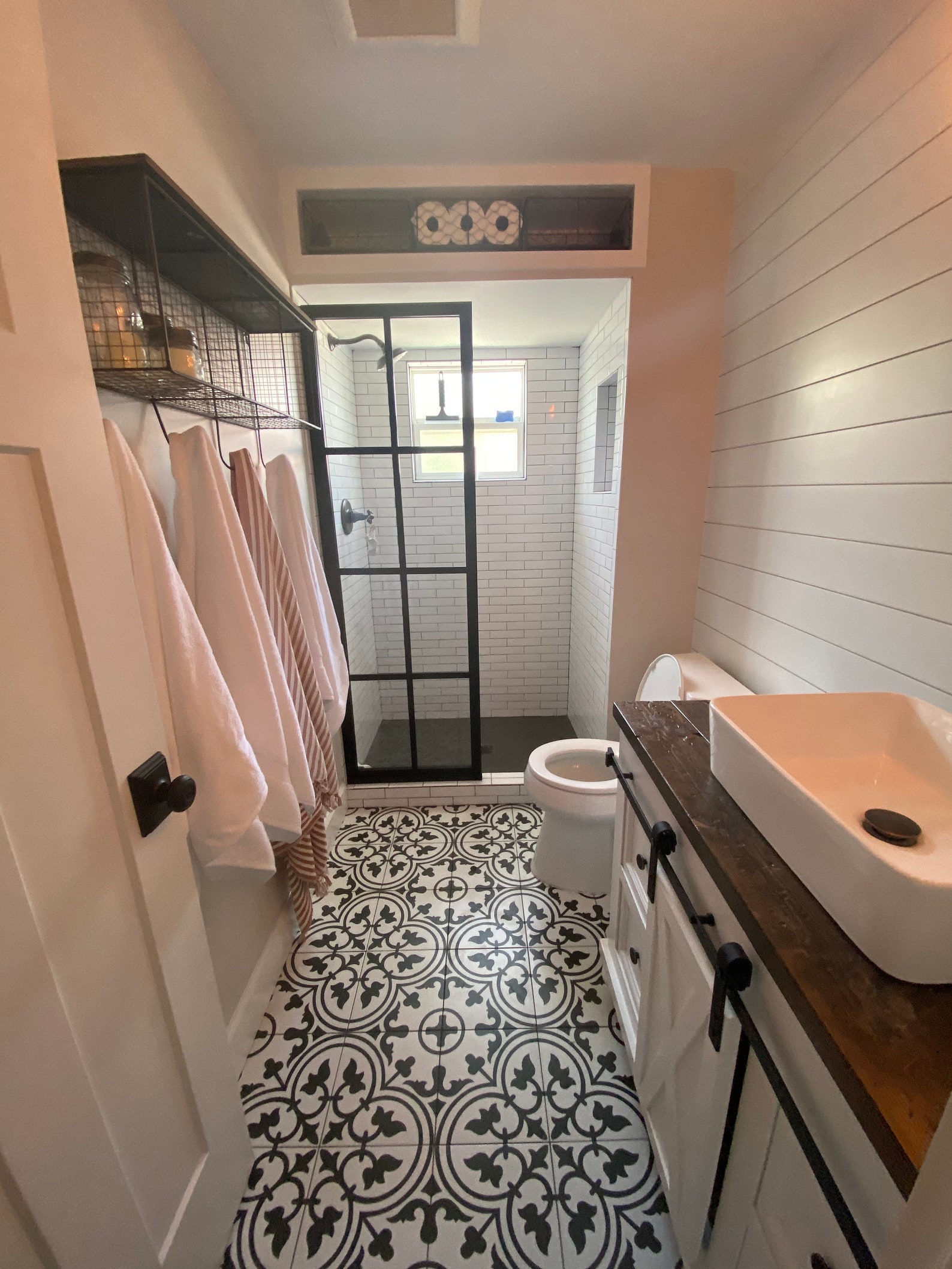 Farmhouse Barn Door Bath Vanity free Shipping Etsy