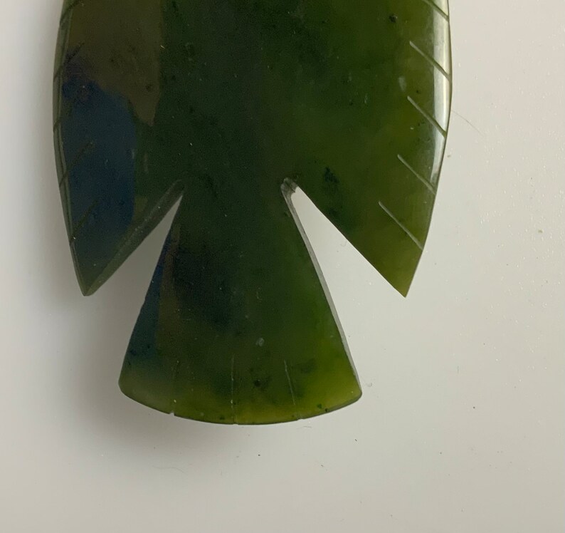 Vintage Alaska Jade Brooch Etsy