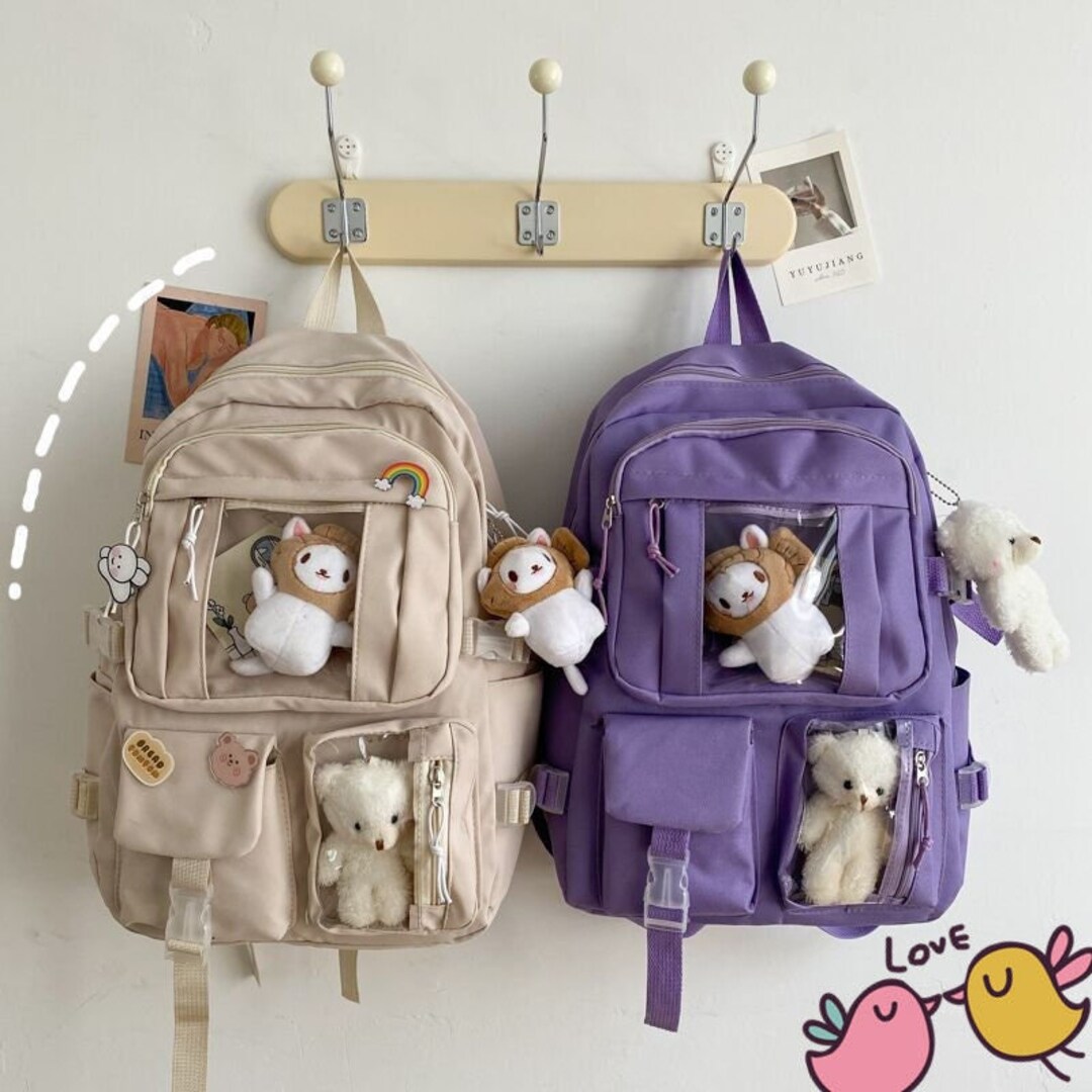Ita Bag Cute Ita Backpack Japanese Kawaii Rucksack Cards Etsy.de