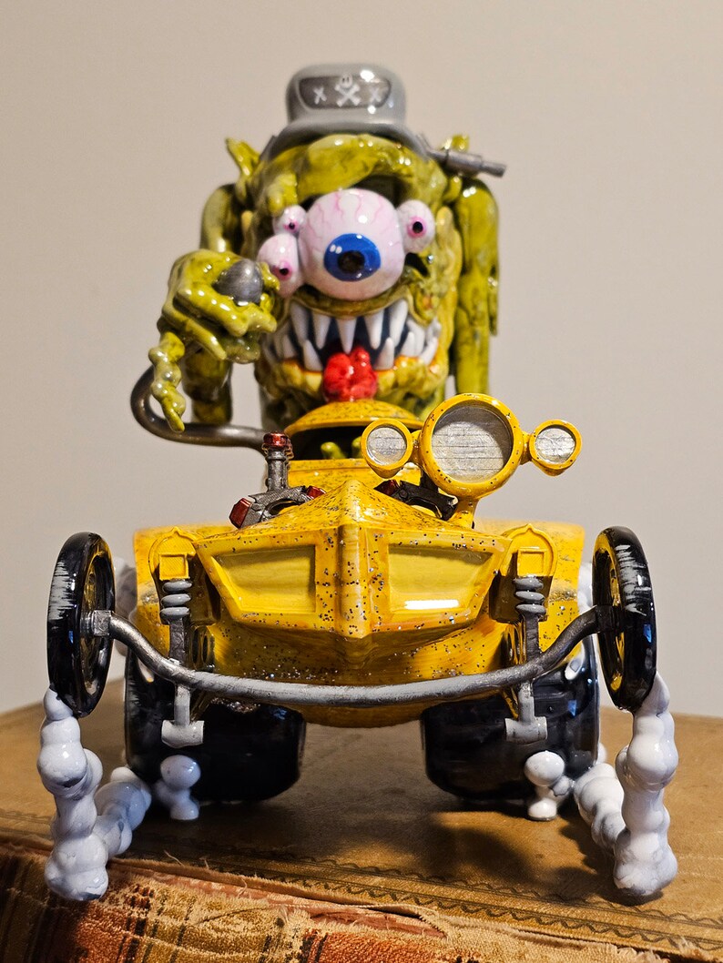 MYSTERION MONSTER Inspired by Ed Roth Model Fink Style Hand Painted or ...