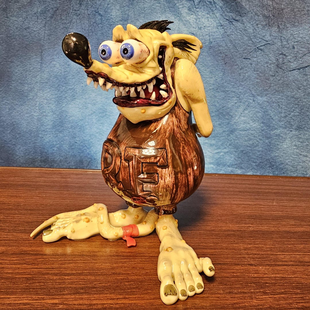 Rusty Version of guilty Fink Inspired by Ed Roth Style Monsters Hand ...