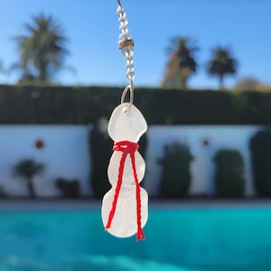 Sea glass snowmen, sea glass snowmen on pebble sea glass Christmas tree on pebble tree ornaments genuine sea glass choose ornament by number
