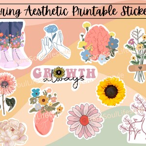 cute sticker bundle aesthetic stickers printable stickers etsy australia