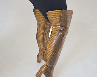 Custom Thigh High Boots