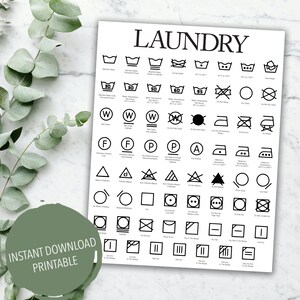 Laundry Wall Art Print for Laundry Room Decor | Printable, Instant Digital Download