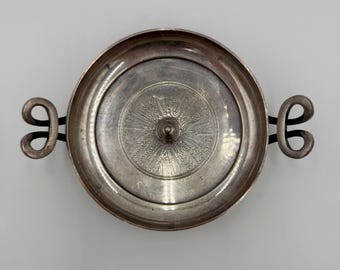 Vintage 1960's Gorham Silver Plate Greek Kylix Metropolitan Museum of Art Shallow Bowl