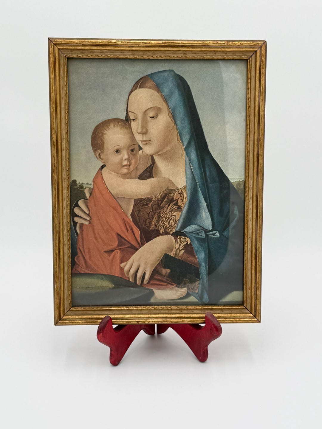 Antique Madonna and Child Gold Gilt Framed Art Print - Etsy
