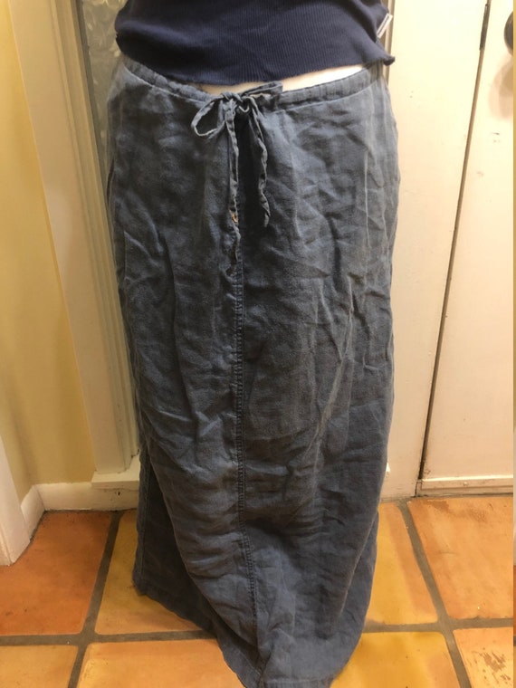 Vintage Gap Midi Mid Rise Peasant Skirt, 90s