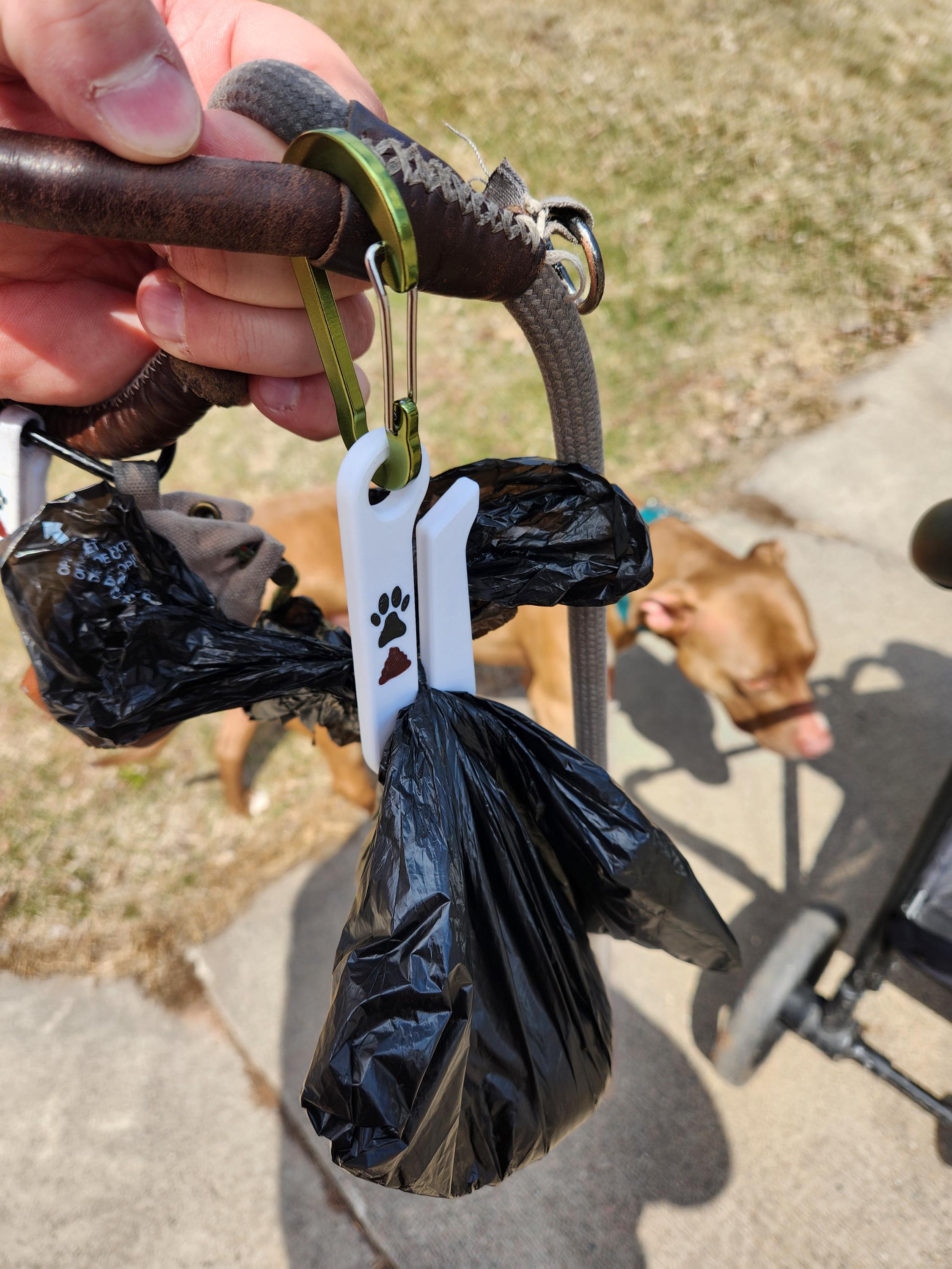 Dog Poop Bag Hook &quot;Doo Hookie&quot;
