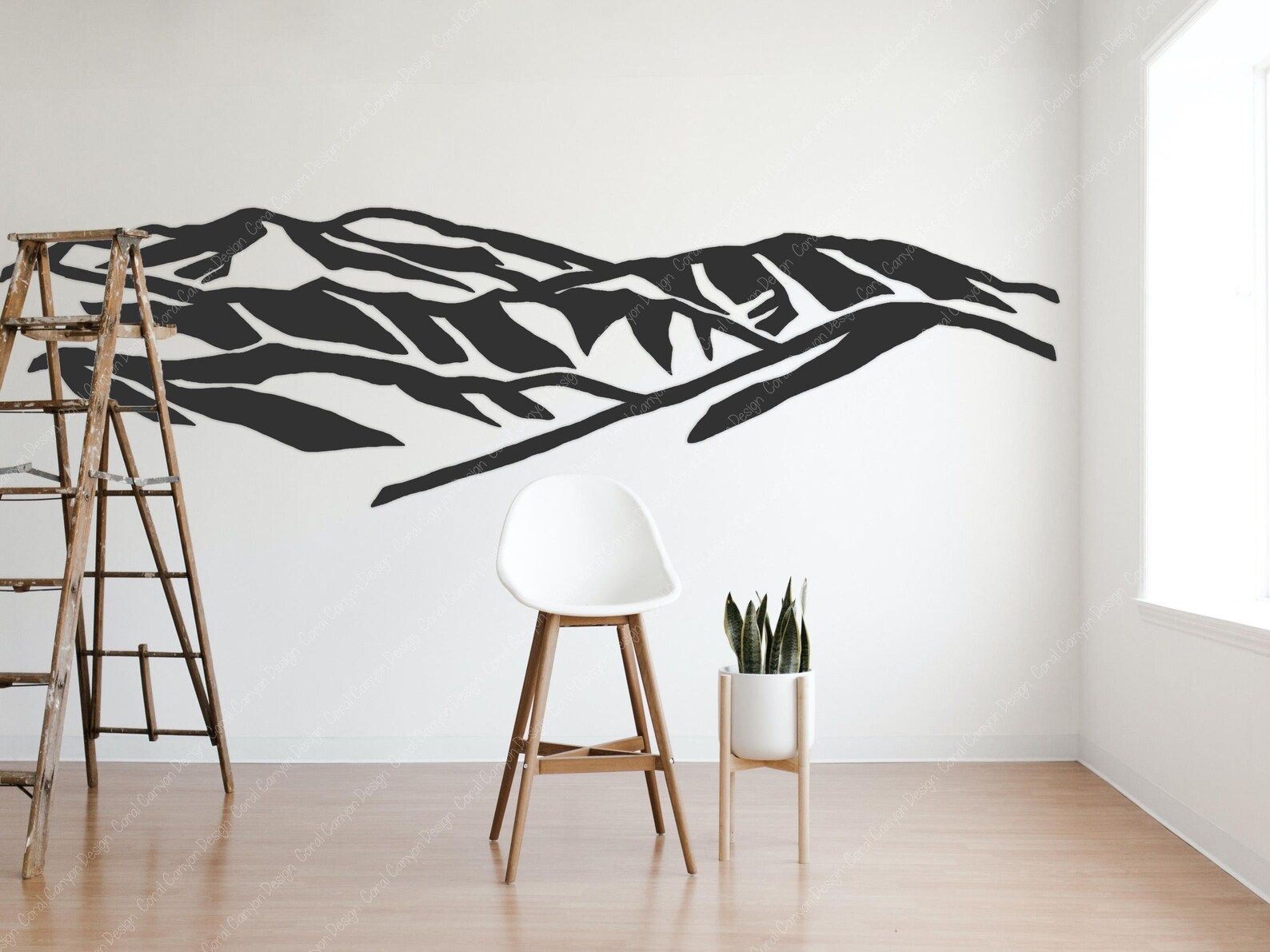 Rustic Ridge Svg Blue Ridge Mountains SVG Outline | Digital Cut File | Appalachian ...