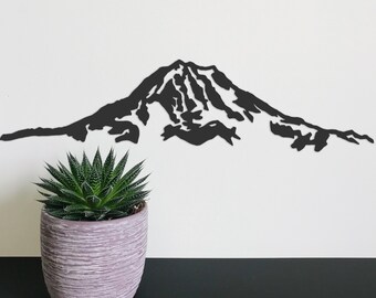 Mount Rainier Outline SVG: Washington National Park Cut File