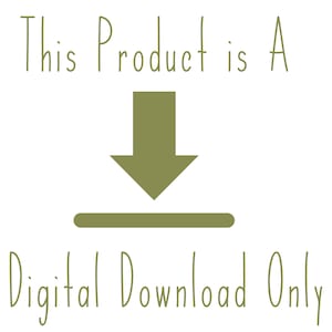 Pu&ograve; includere: Questo prodotto &egrave; solo un download digitale. Il testo &egrave; scritto a mano ed &egrave; di colore verde.