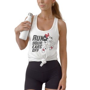 Run your ears off, Runners tank, Magic Run, marinafitte, Magical Race, Mouse Marathon, marathon race tank, Group Run, Run team, 10K, 5K, Gift for Runner, race weekend, mother runner, marathon shirt, half marathon shirt, runners high, 10k shirt,