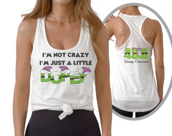 Wine and Dine Marathon Shirt: Dopey Challenge Running Tank