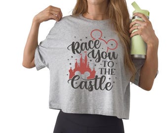 Race You to the Castle Running Shirt, Magical Race Day Tee, Runner Gift