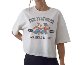 10K Finisher Chipmunk Graphic Tee: Magical Miles Running Shirt