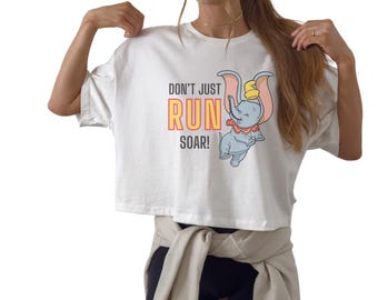 Don't Just Run Soar Running Shirt, Inspirational Runner Tee, Magical Race Day Shirt