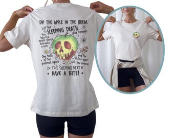 Poison Apple Halloween Shirt: Sleeping Death Tee
