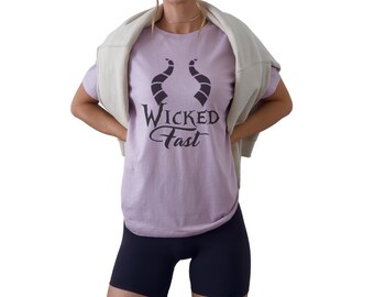 Wicked Fast Running Tank: Maleficent Inspired Race Shirt
