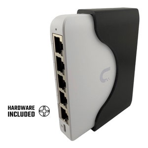 Wall Mount Compatible with UniFi Flex Mini 2.5G - Secure 1U Network Switch Holder