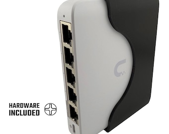 Wall Mount Compatible with UniFi Flex Mini 2.5G - Secure 1U Network Switch Holder