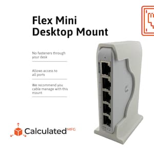 Unifi Flex Mini 対応デスクホルダー、USW-Flex-Mini デスクトップマウント