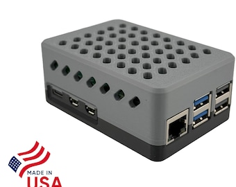 Raspberry Pi 5 Case | Compatible with Official Cooler & M.2 Hat | Raspberry Pi 5 Nvme M.2 ssd case