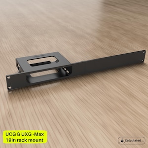 19&quot; Rack Mount fits UniFi Ucg-Max & Uxg-Max | 1U Rack Bracket for Standard 19-Inch Server Racks