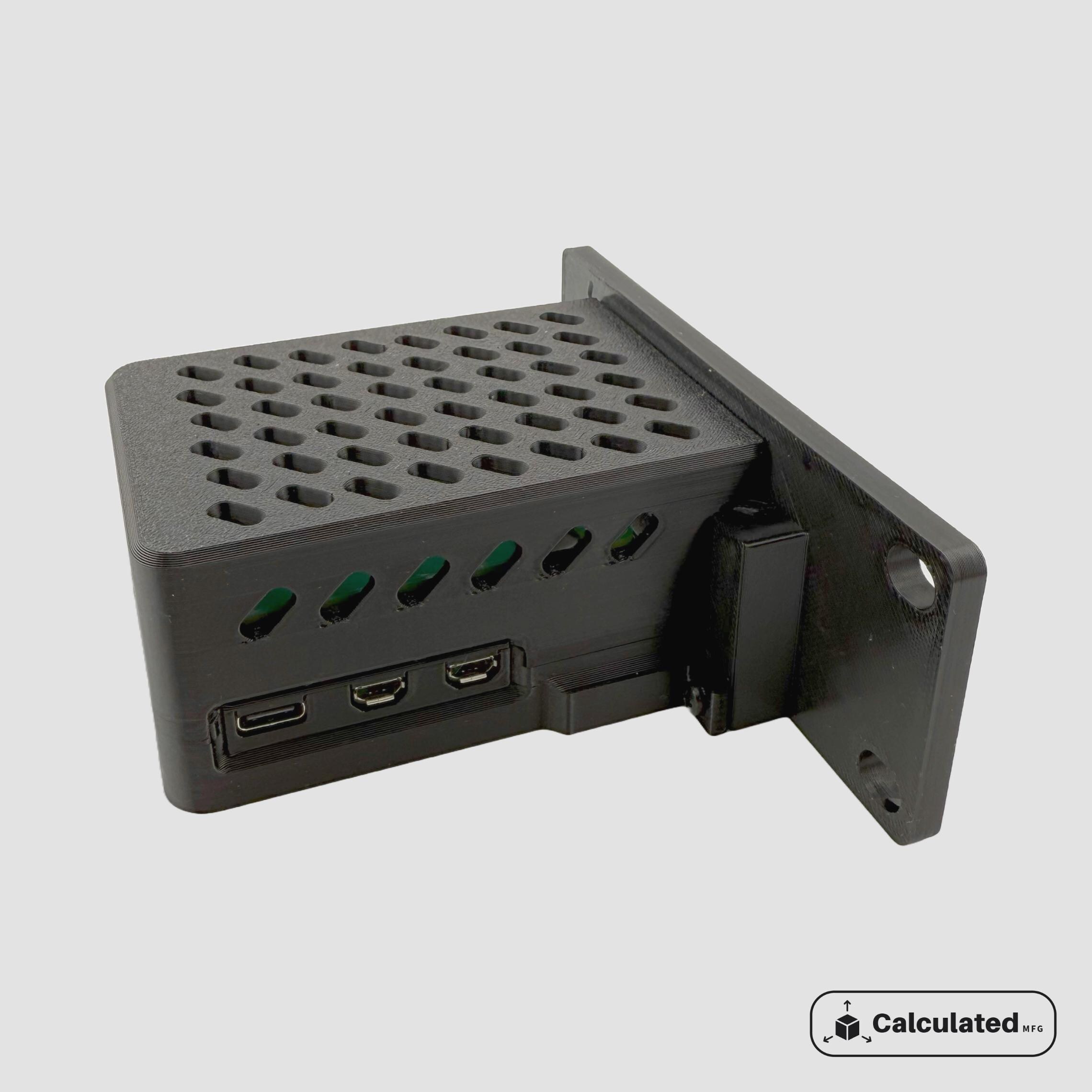 Raspberry Pi 5 Rack Mount Case | Half-rack 1U Design | Compatible 