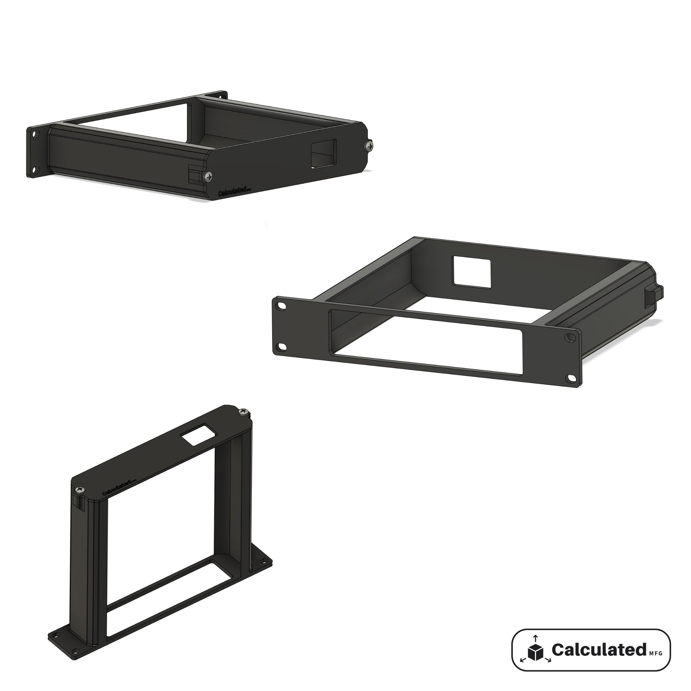 1U - 10in Rack Mount Fits Unifi Usw-lite-16-poe | PETG Mount W/ Brass ...