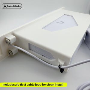 Hang Router Using Zip Tie Reverse Orientation Mount Port Outward 19inch Mount for Unifi UCG Fiber ...