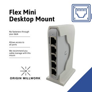 Unifi Flex Mini Compatible Desk Holder, USW-Flex-Mini Desktop Mount