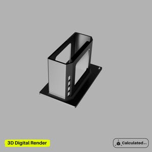Half Rack Server Mount for Unifi UX7 | 2U Sturdy Ventilated Bracket ...