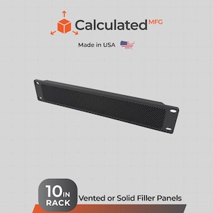 1U Filler Panel for 10" Server Rack