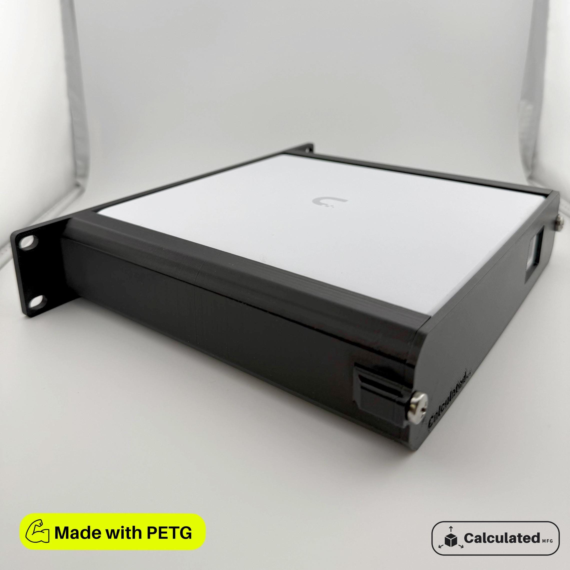 1U - 10in Rack Mount Fits Unifi Usw-lite-16-poe | PETG Mount W/ Brass ...