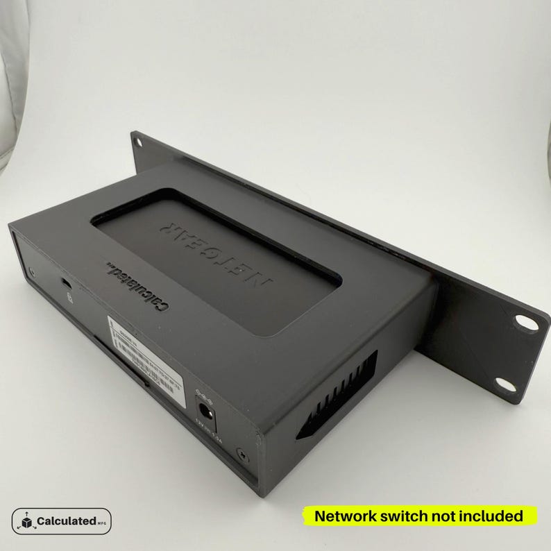Netgear Switch Rack 1U - 10in Rack Mount – Fits Netgear GS308E | Bracket for 8-port Switch ...