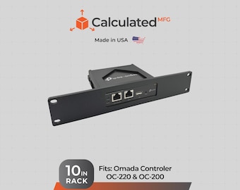 1U 10in Rack Mount fits TP-Link Omada OC200 & OC220 Controller