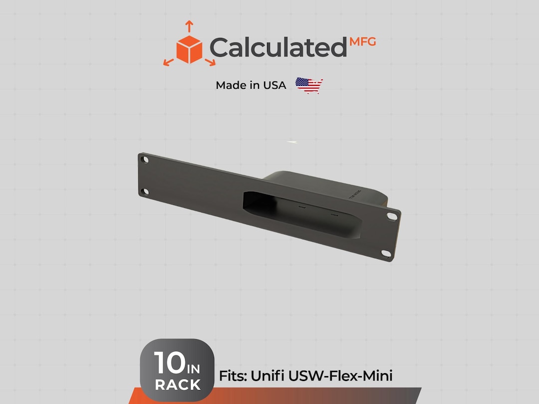 Unifi Flex Mini Rack Mount | 10-inch Server Rack Compatible | Usw-flex ...
