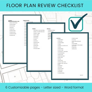 Floor Plan Review Checklist