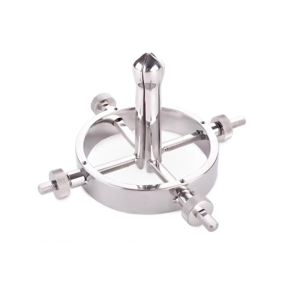 Anal expander with 4 stainless steel spreaders, Handmade Hole Anal Spreader, Handmade Polished Anal Hole stretcher