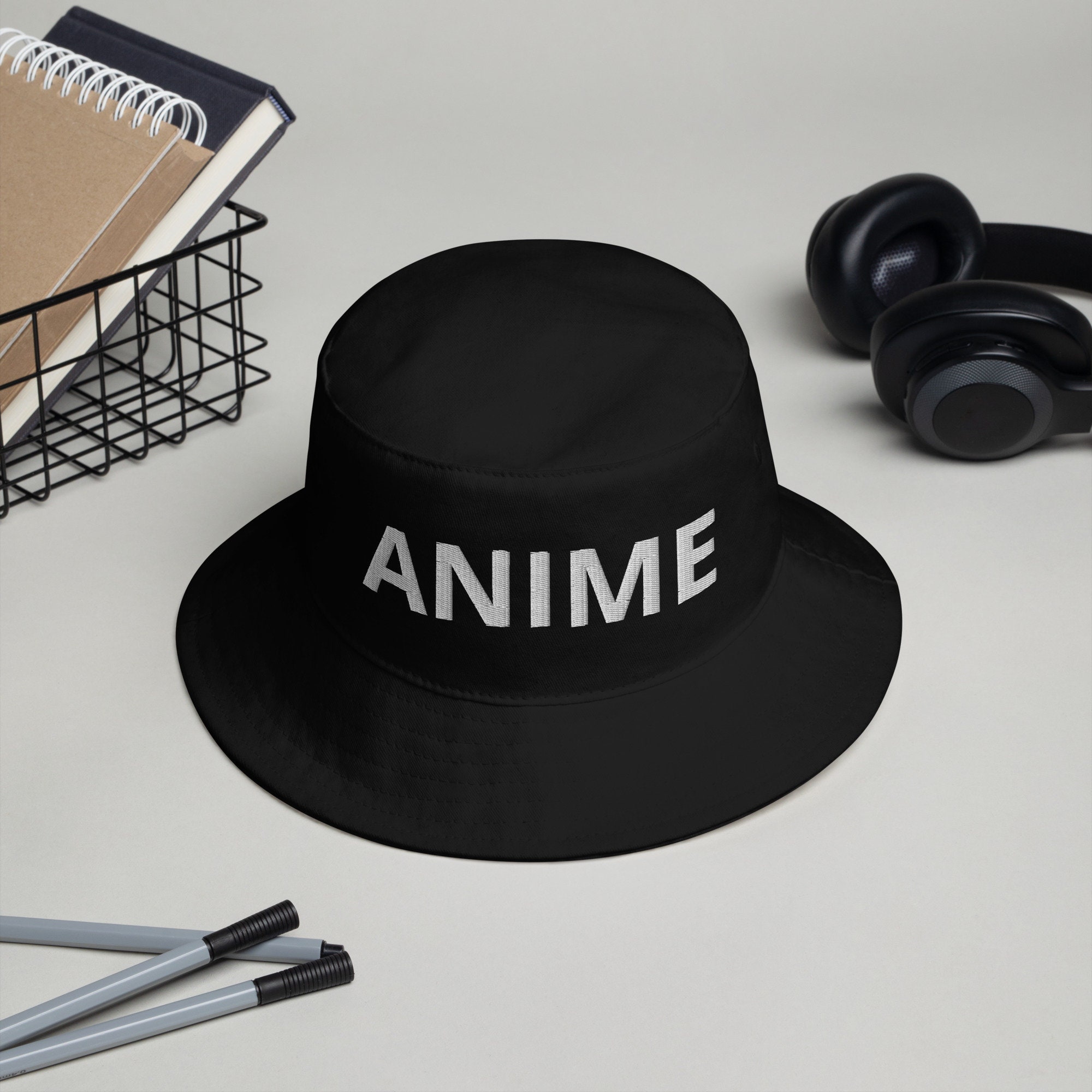Anime Japanese Character & Figure Embroidered Bucket Hat | SHEIN