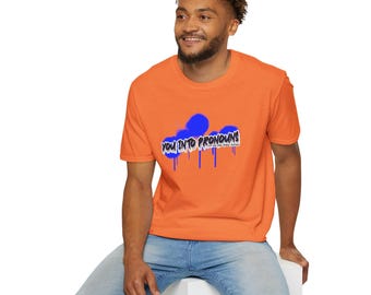 Funny Head Turning Unisex Softstyle T-Shirt from Motorcop Chronicles, Humorous Tee, Sarcastic Shirt, Graphic Top, Novelty Clothing, Joke