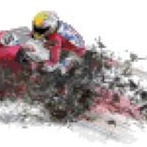 MOTOCROSS, motorcycle, racing, counted cross stitch pdf downloadable pattern