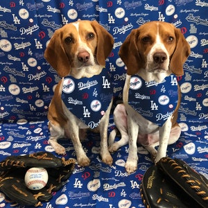 LA Dodgers Dog Bandana - Los Angeles Dodgers - MLB Baseball - Over-the-Collar