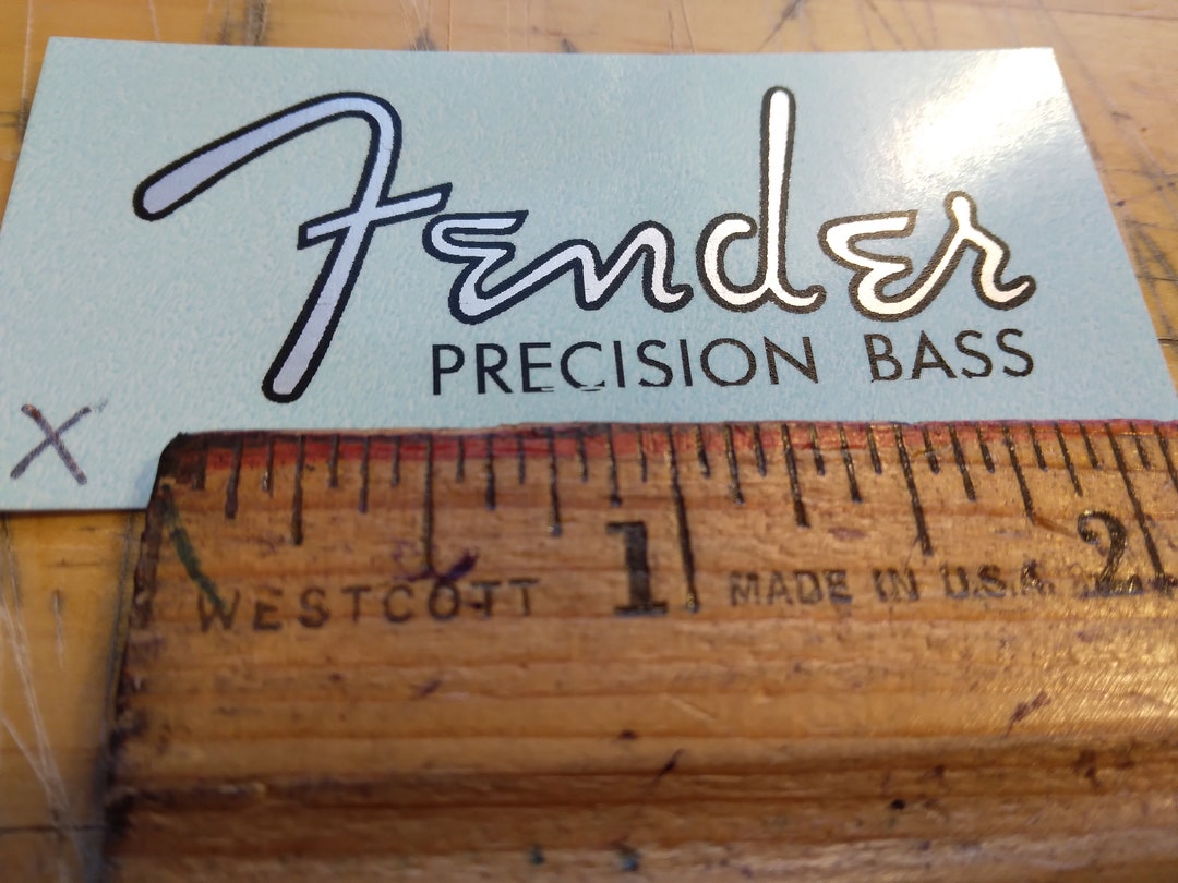 Electric Bass Guitar Waterslide Decal Metallic Ink Guitar Etsy