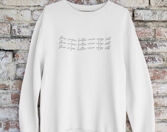 Sudadera de repostería / Regalos para reposteros / Sudadera con ingredientes / Camiseta de panadero / Camiseta de repostería / Regalos de repostería