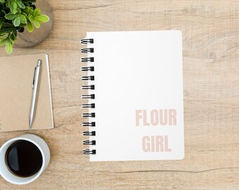 Baker Journal / Spiral Bound Journal / Baking Journal / Flour Girl Notebook / Regali per panettieri