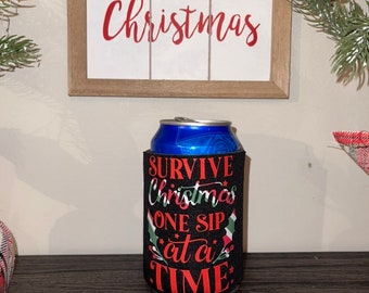 Sobrevive a Christmas Koozie